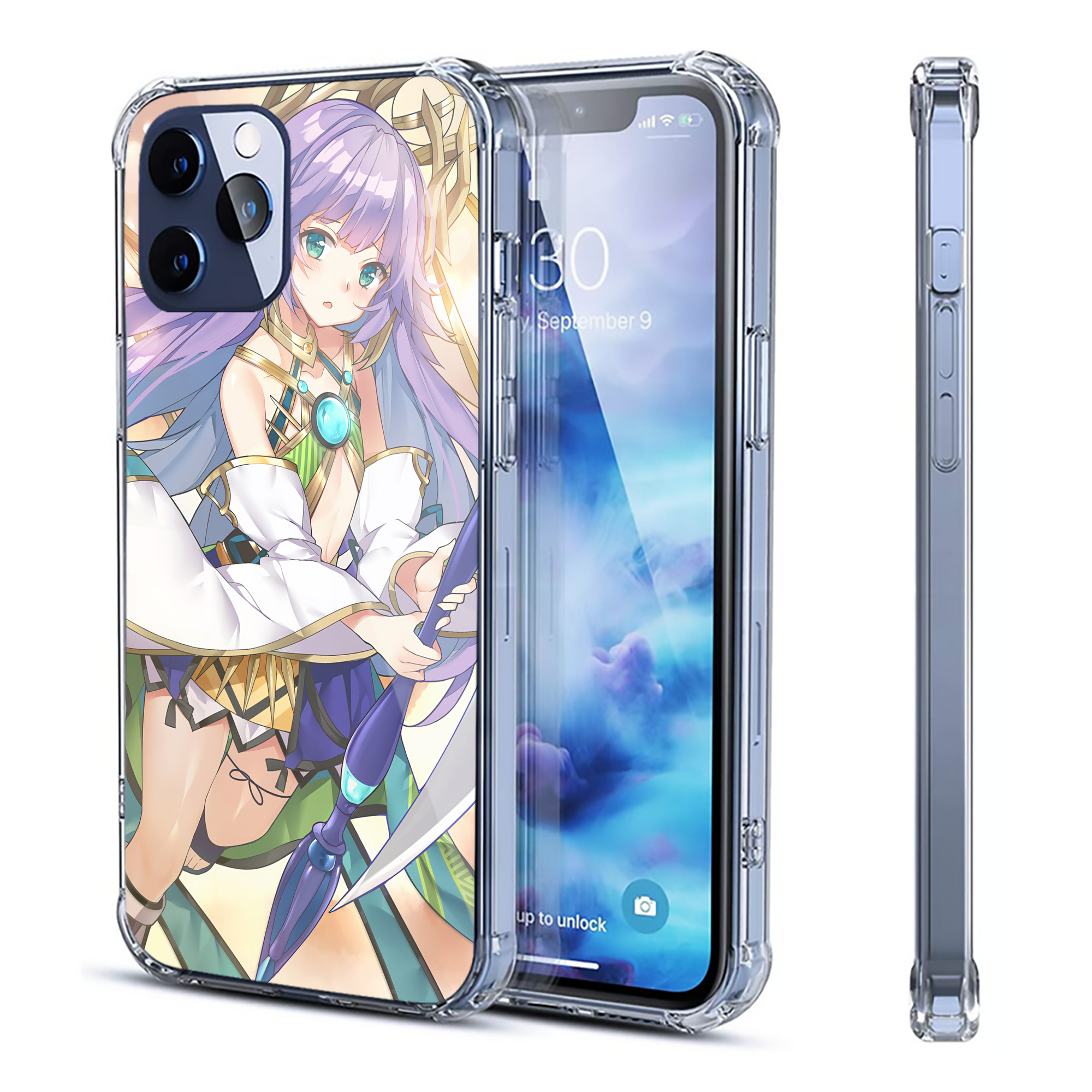 （画像用） 遊☆戯☆王 Yu-Gi-Oh! 【iPhone 12シリーズ対応】透明スマホケース（クリアソフトケース）